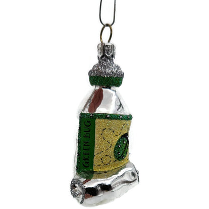 Patricia Breen Miniature Paint Tube Green Bug Rolled Spring Christmas Ornament