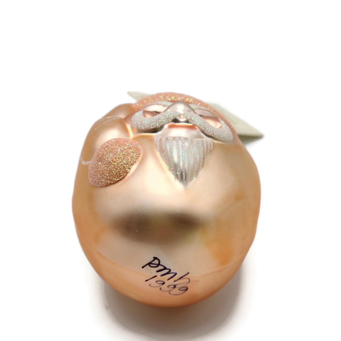 Patricia Breen Jelly Bean Santa Claus Peach Matte Easter Christmas Tree Ornament