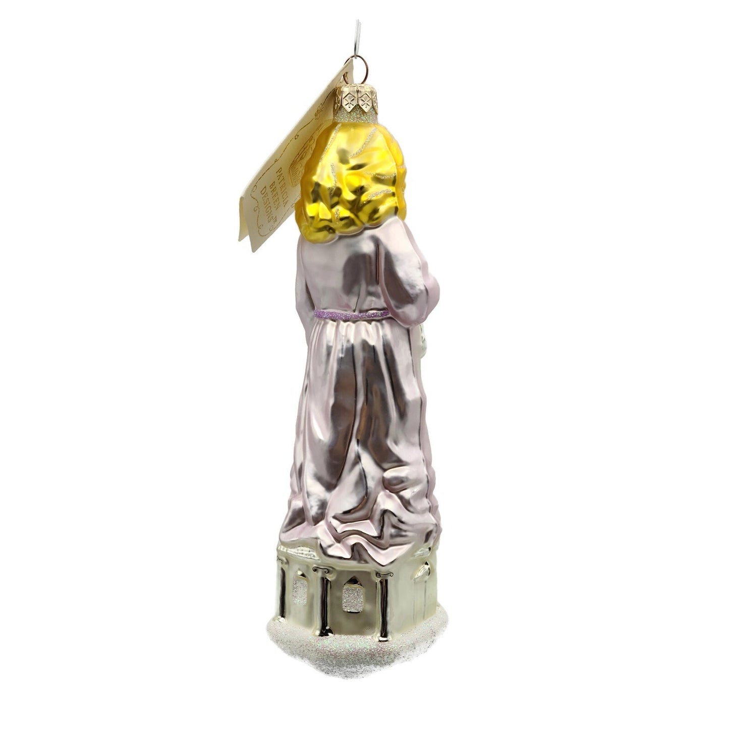 Patricia Breen Saint Barbara Lavender OOAK Complimentary Christmas Tree Ornament