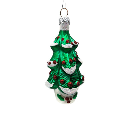 Patricia Breen Classic Tree Red Ornaments Glittered Christmas Holiday Ornament