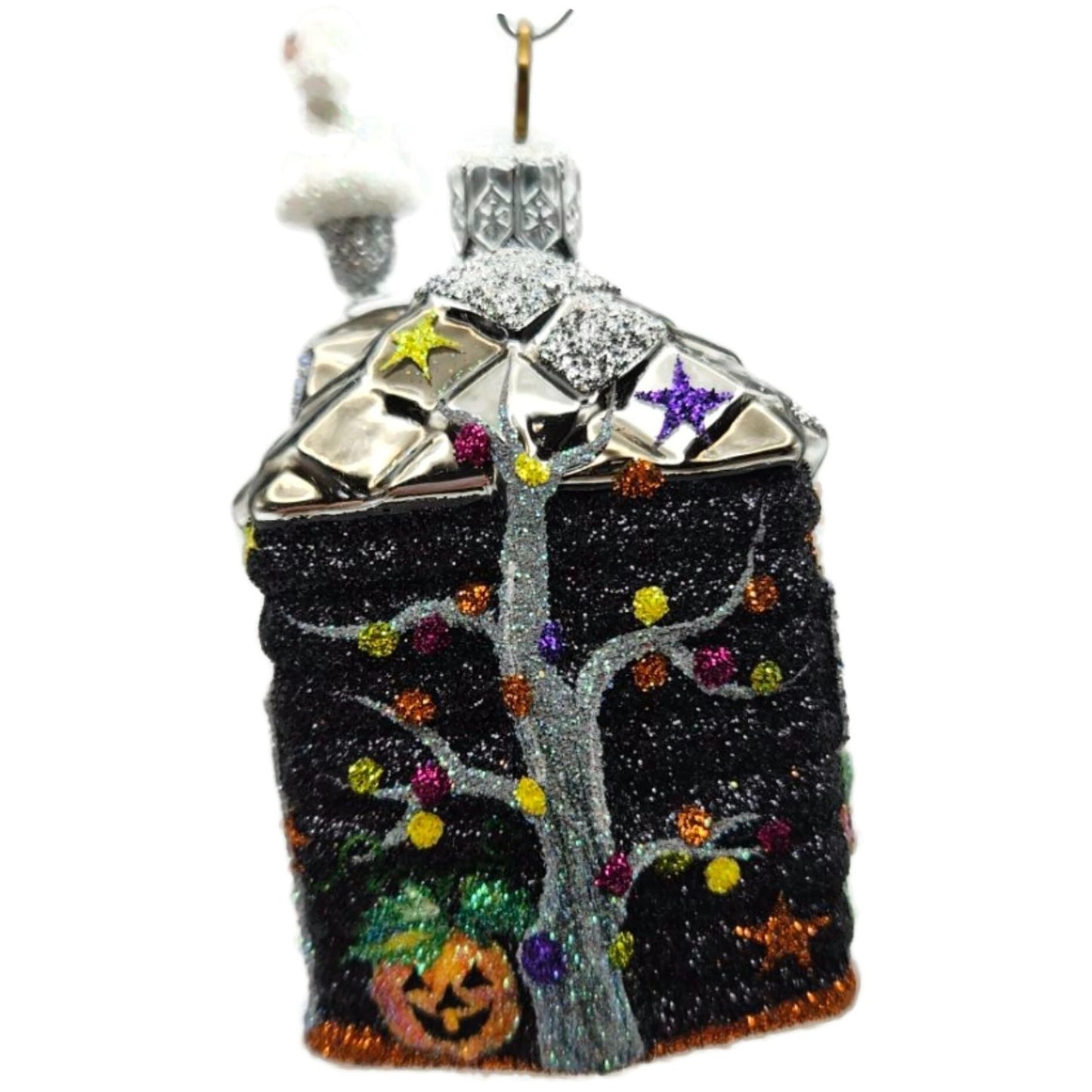 Patricia Breen Creature Cottage Ghost Black Moon Halloween Christmas Ornament