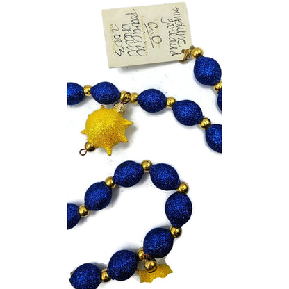 Patricia Breen Sunshine Garland Blue Yellow Spring Christmas Tree Decor CATZ