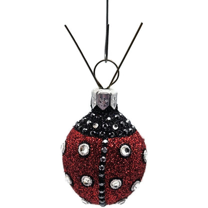 Patricia Breen Ladybug Ladybug Red Bejeweled Closed Wing Spring Tree Ornament