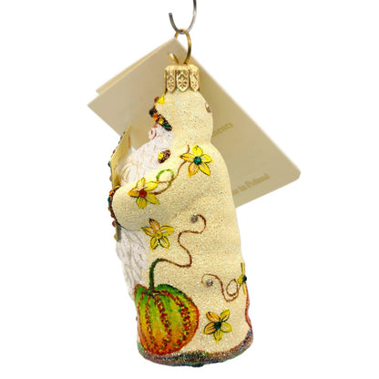 Patricia Breen Just a Note Autumnal Fall Pumpkin Christmas Tree Holiday Ornament