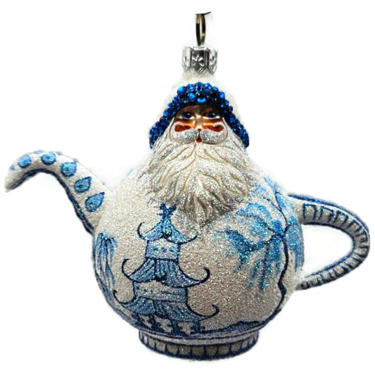 Patricia Breen And Cream Too Blue Willow Spring Christmas Tree Ornament CATZ