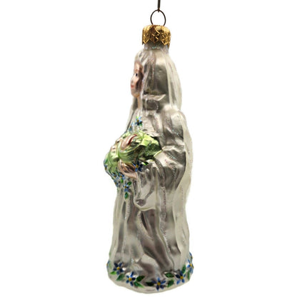 Patricia Breen Bountiful Madonna Baby Jesus Flowers Religous Christmas Ornament