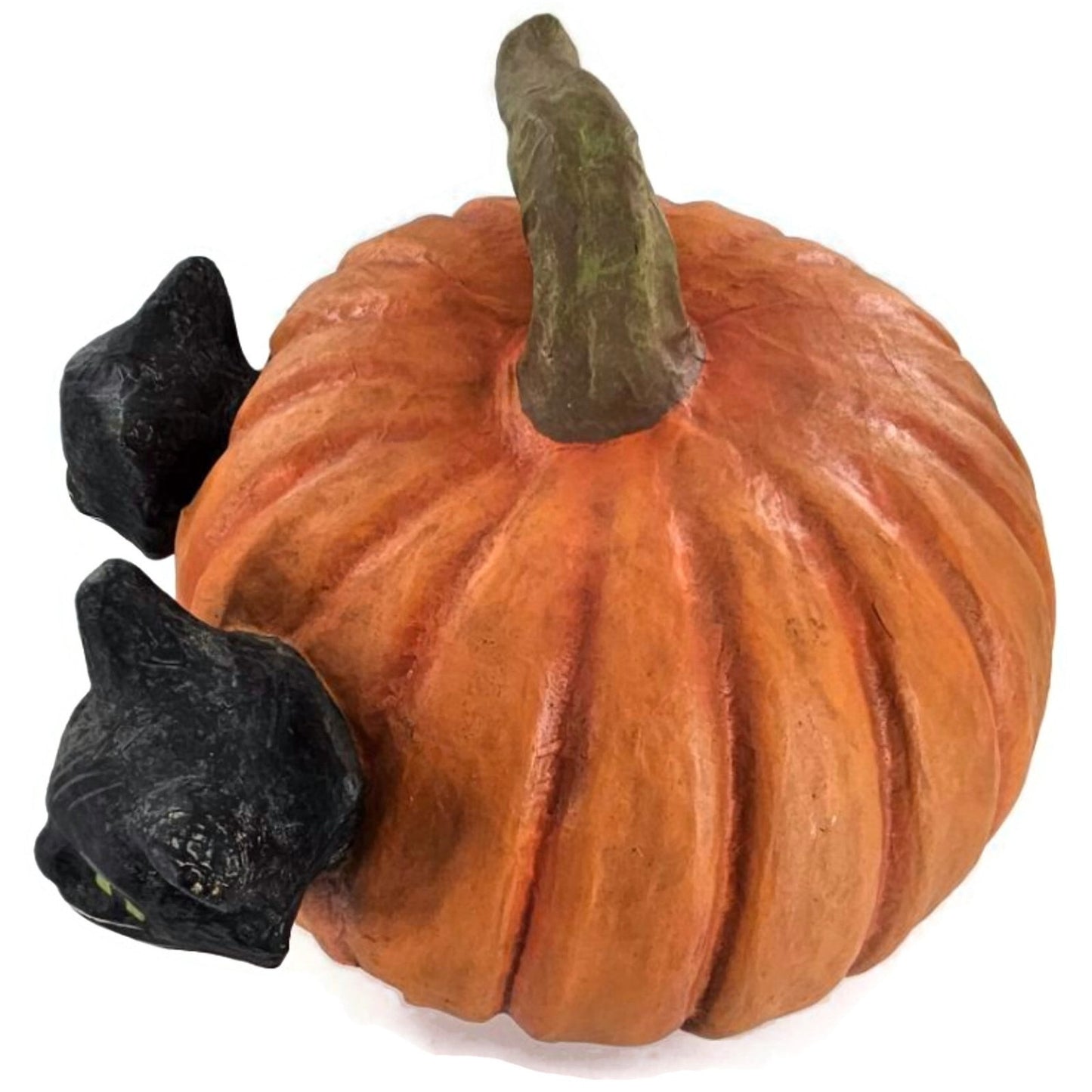 Bethany Lowe Halloween Cat Eyes Jack O Lantern Pumpkin Spooky Folk Art Rare