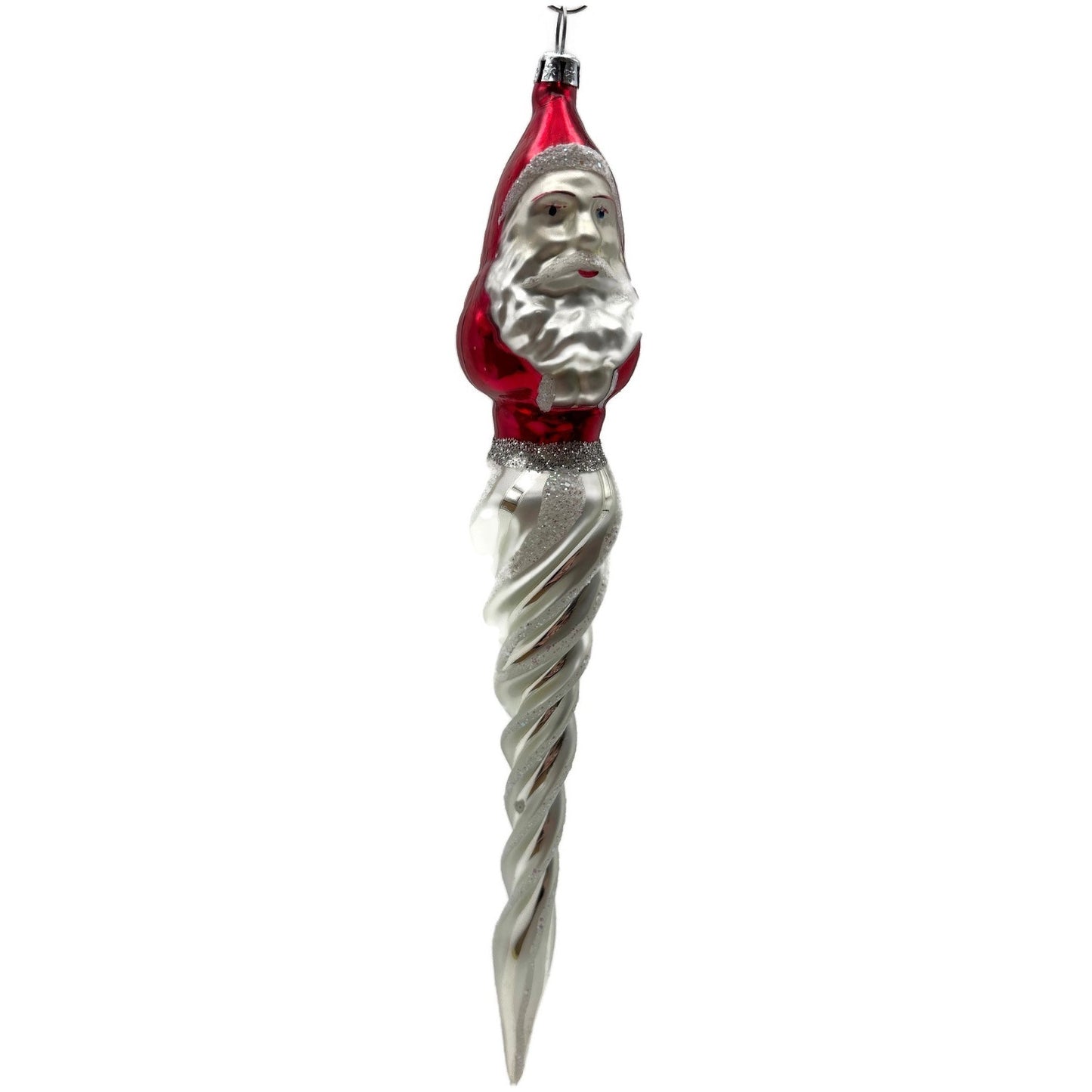 Christopher Radko St. Nickcicle Two Sided Santa Christmas Tree Ornament 92-107-0