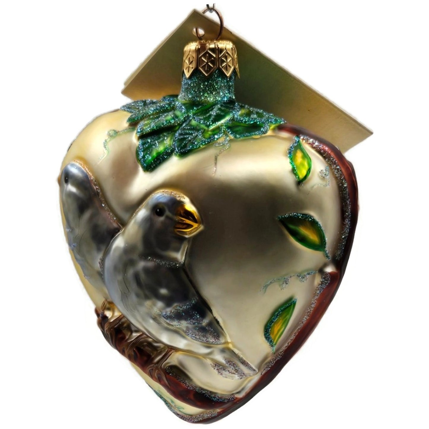 Patricia Breen Two Turtle Doves Birds 12 Days of Christmas Series Tree Ornament