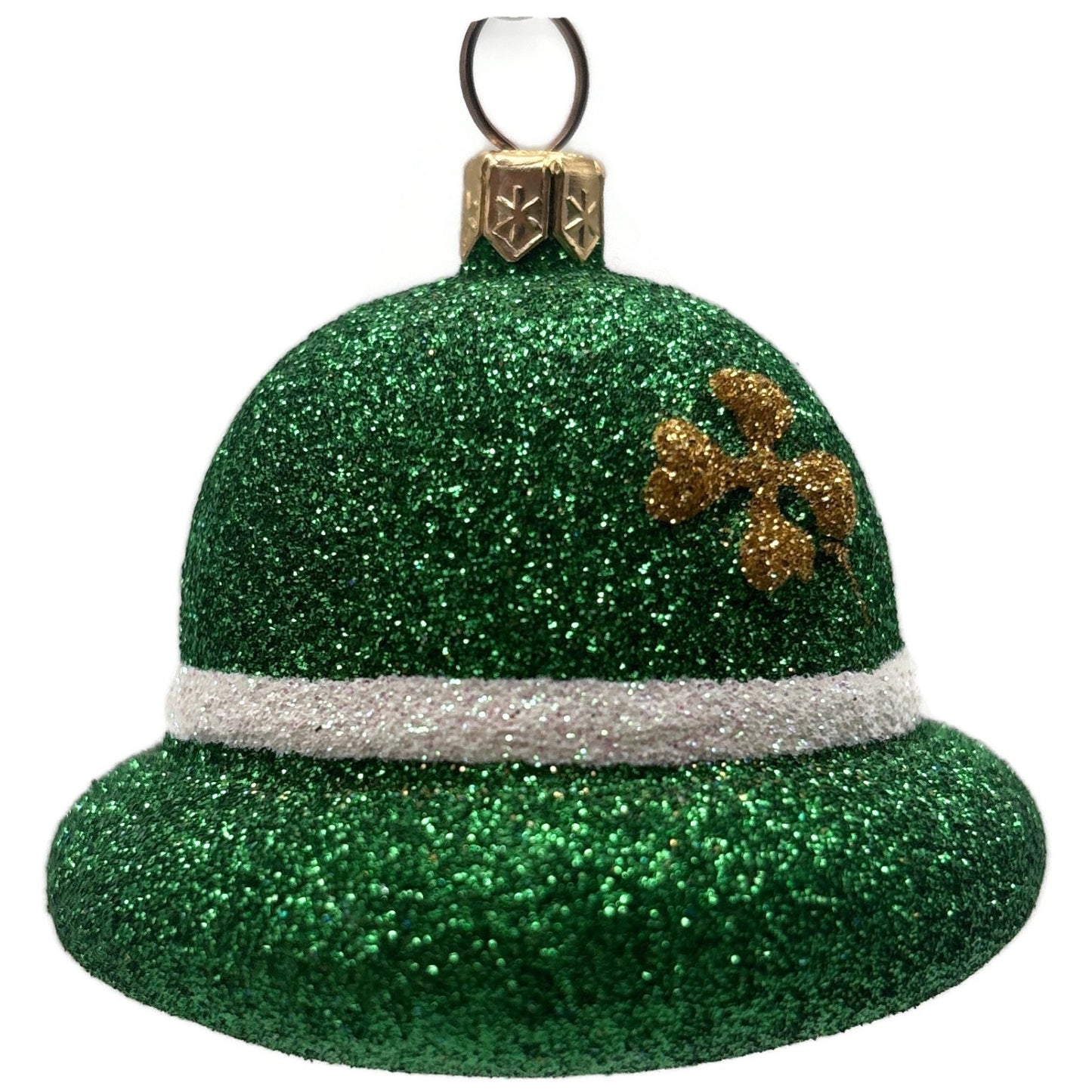 Patricia Breen A Walk In Dublin Leprechaun Hat Shamrocks St. Patrick's Ornament