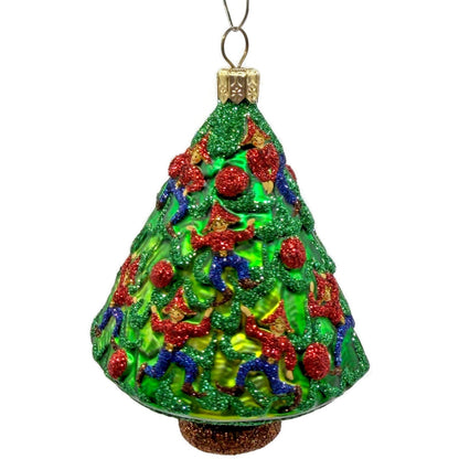 Patricia Breen Leaping Lords Dancing Elves Tree Christmas Decor Ornament 2421