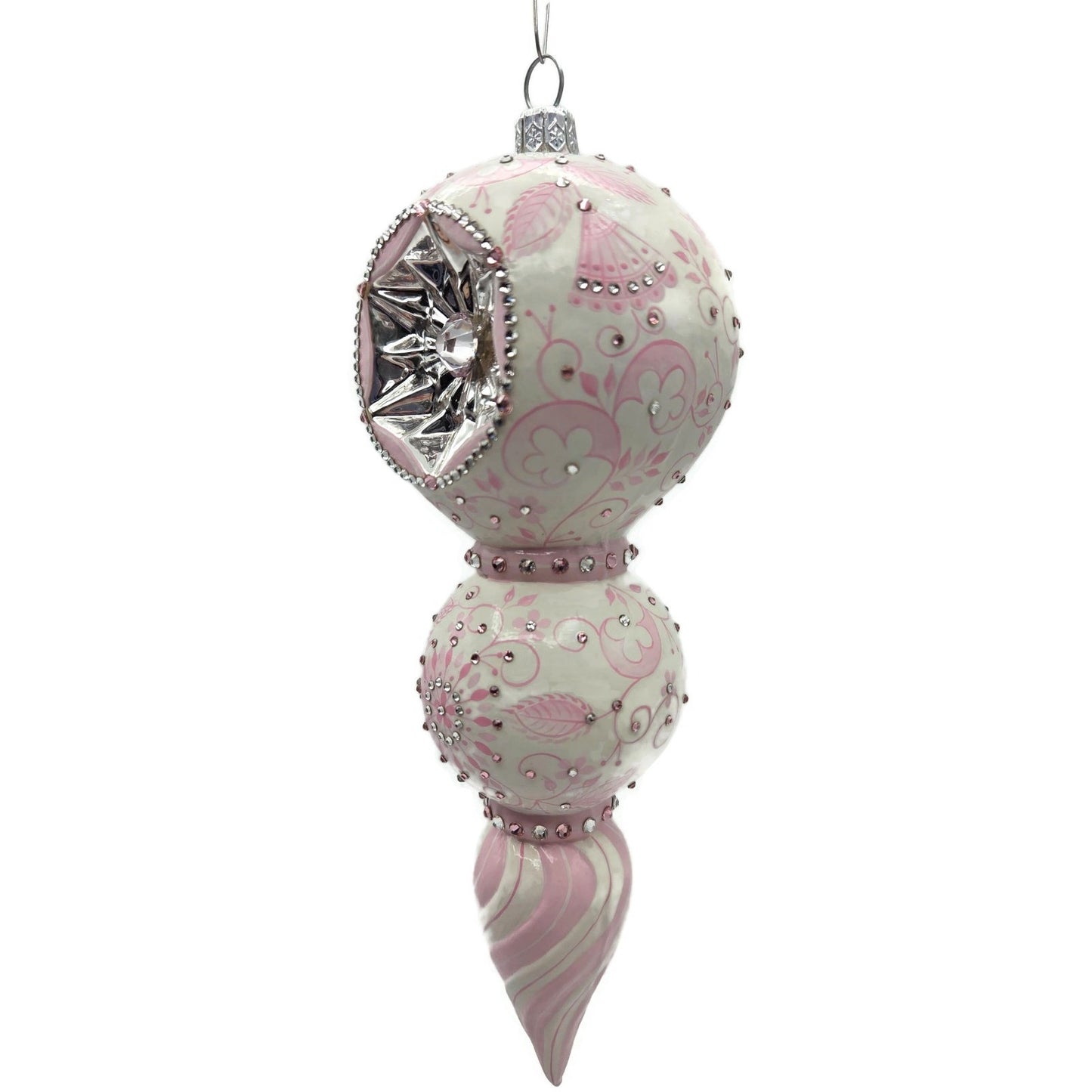 Patricia Breen Bedazzling Reflector Pink Reflector Christmas Ornament CATZ Rare