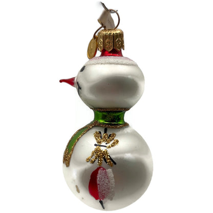 Miniature Snowman White Poland Christmas Tree Ornament Department 56