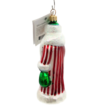 Christopher Radko Mini Russian Striped Santa Claus Christmas Ornament 98-170-0