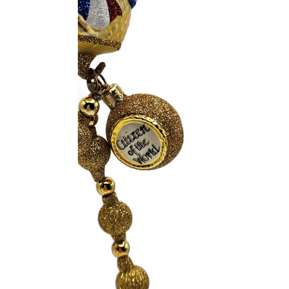 Patricia Breen Citizen of the World Santa Claus Balloon Christmas Tree Ornament