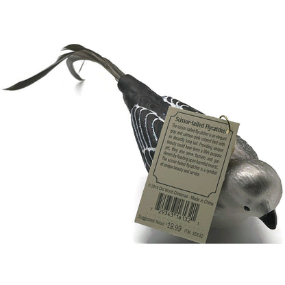 OWC Bird Scissor Tailed Flycatcher Feather Old World Christmas Tree Ornament