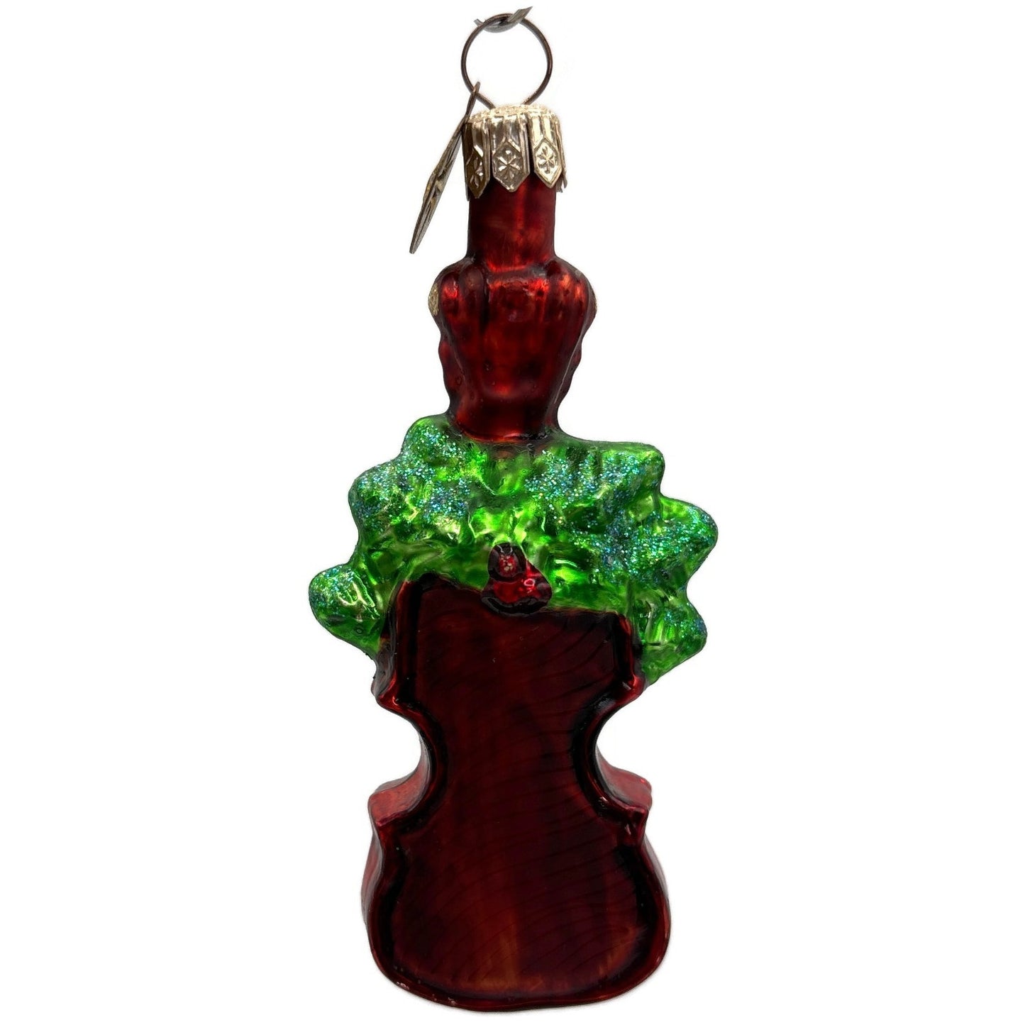 Christopher Radko Holiday Violin Gem Red Instrument Christmas Ornament 00-517-0
