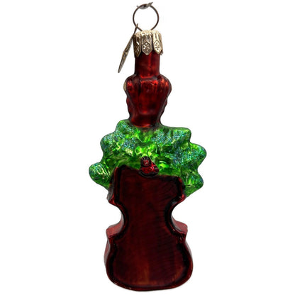 Christopher Radko Holiday Violin Gem Red Instrument Christmas Ornament 00-517-0