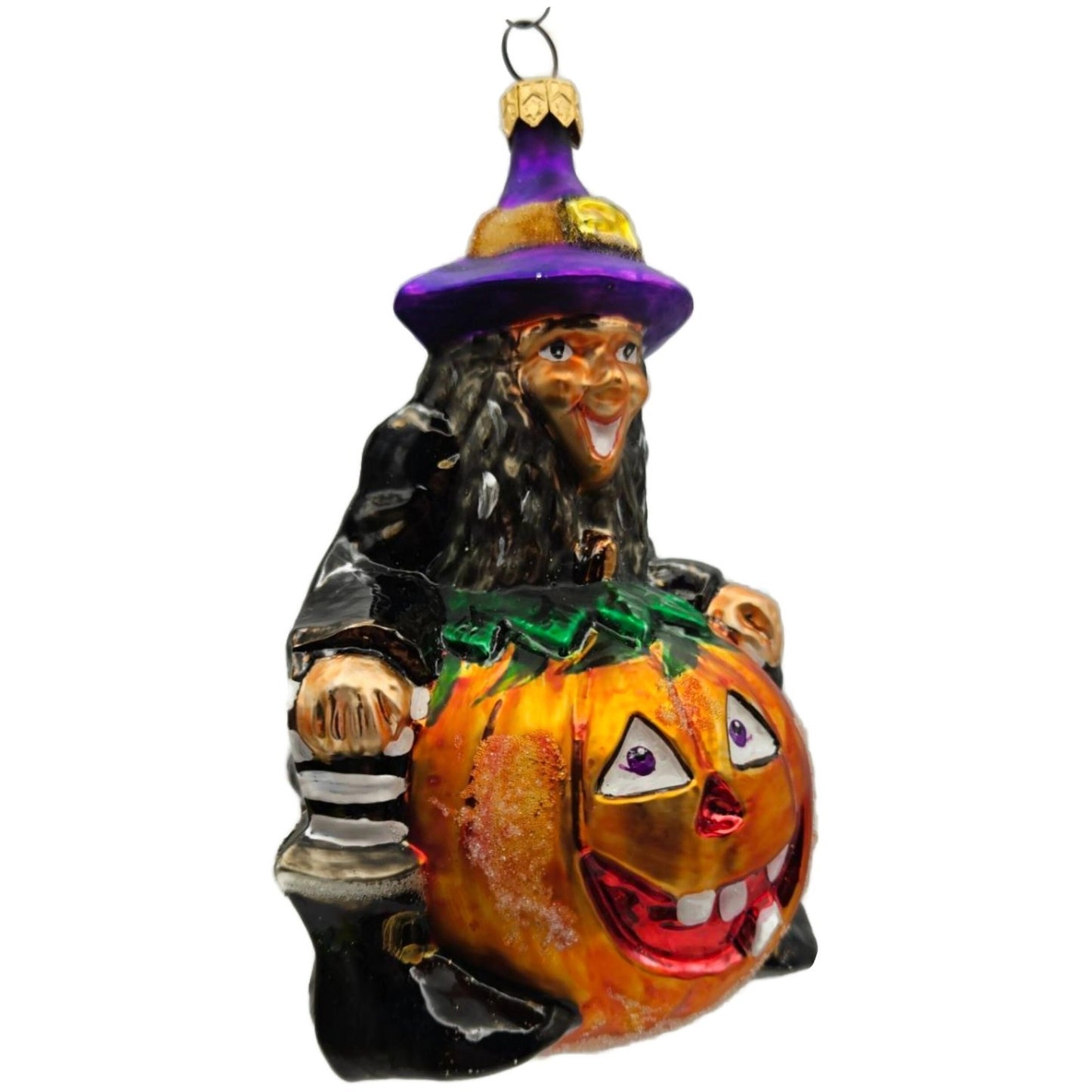 Christopher Radko Punkin Pal Witch Pumpkin Halloween Christmas Ornament 97-241-1