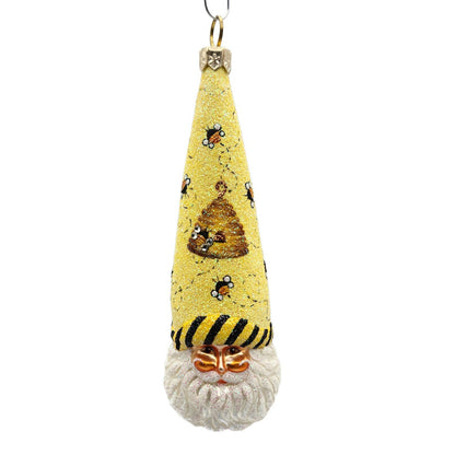 Patricia Breen Winter Sage Bee Beeskep Santa Head Spring Christmas Ornament 2655