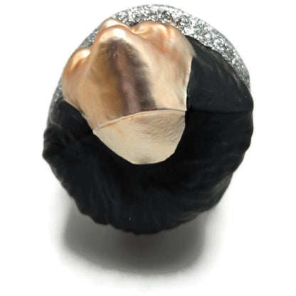 Patricia Breen Witch Hazel Black Hat Silver Moon Stars Halloween Ornament CO