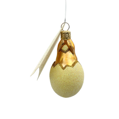 Patricia Breen Bunny Rabbit Egg Easter Gold Yellow Christmas Tree Ornament