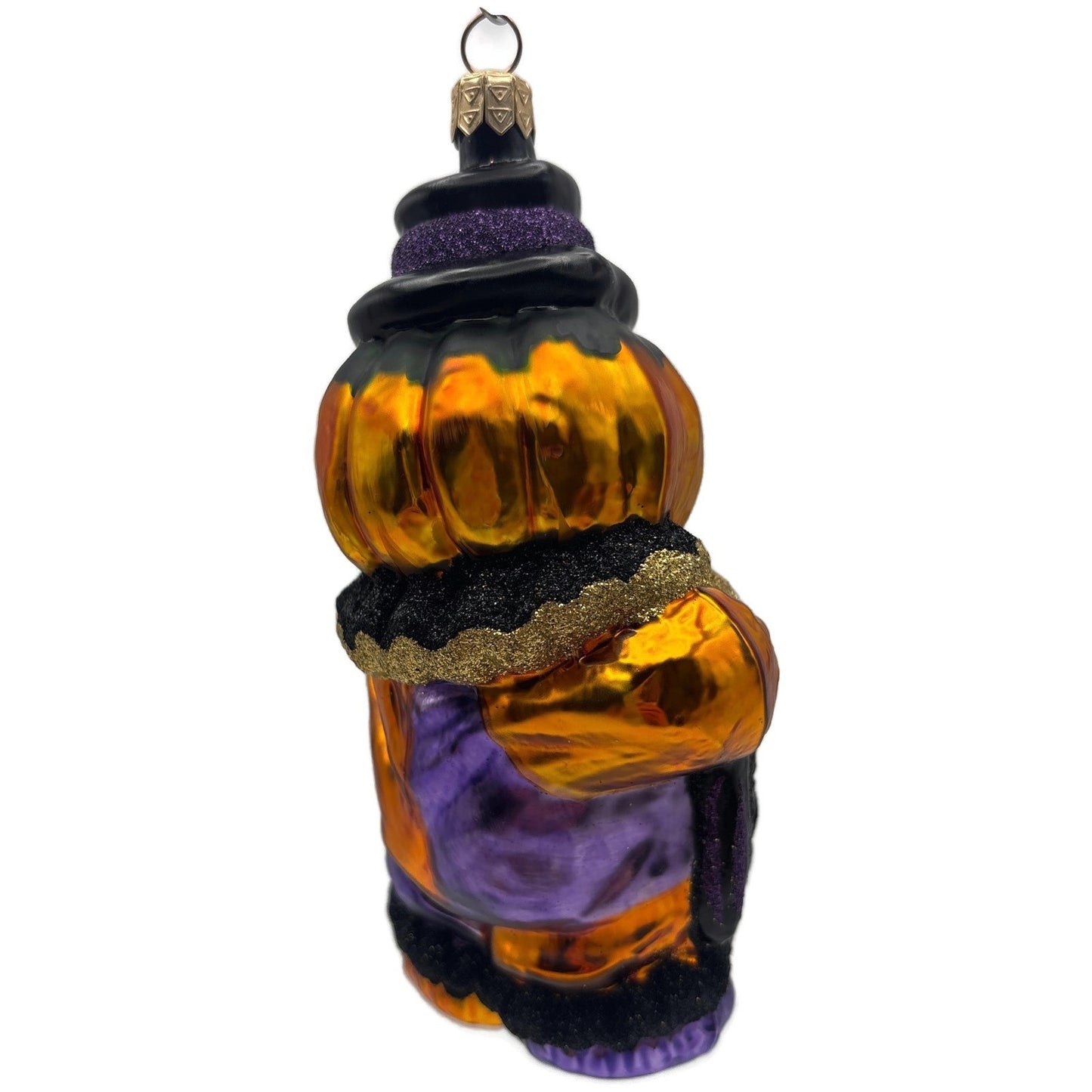 Slavic Treasures Jack's Bat Pumpkin Jack-o-Lantern Halloween Ornament 00-270-A