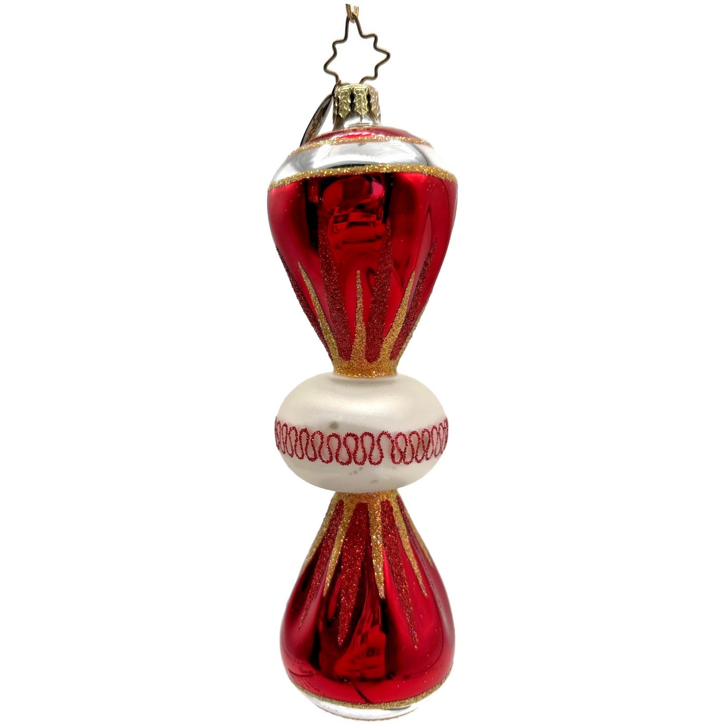 Christopher Radko Fantasia Party Pop Red Christmas Tree Ornament 1010454