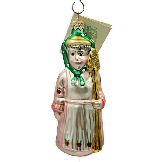 Patricia Breen Mrs Shaw The Gardener Apples Fruit Polka Dot Spring Ornament 9636