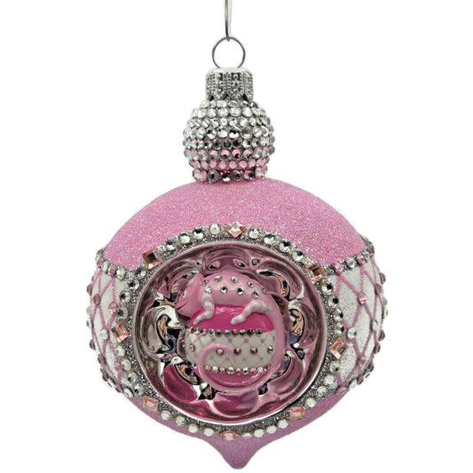 Patricia Breen Anniversary Reflector Pink Chameleon Christmas Ornament CATZ Rare