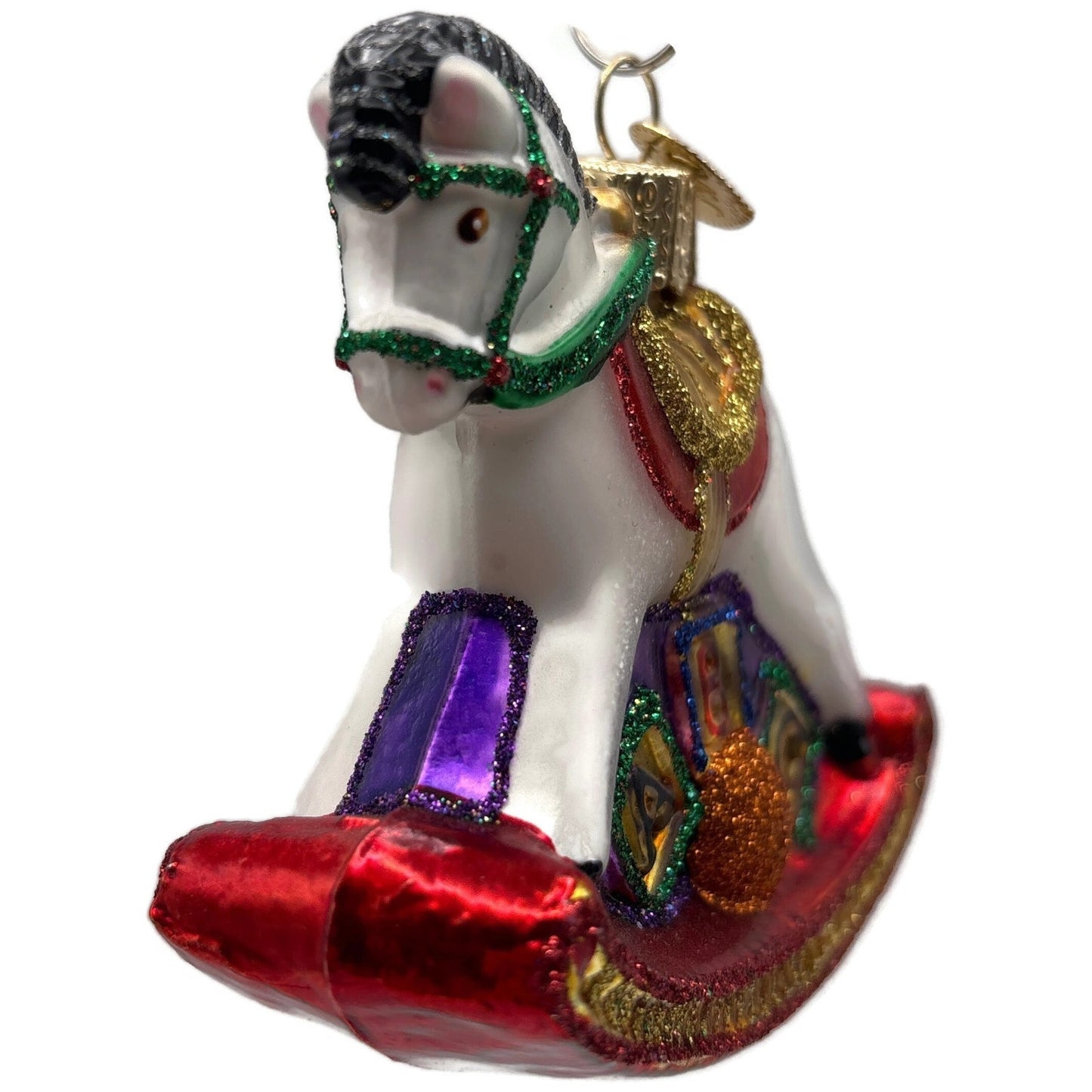 Pony Childs First Rocking Horse Collection Old World Christmas Tree Ornament