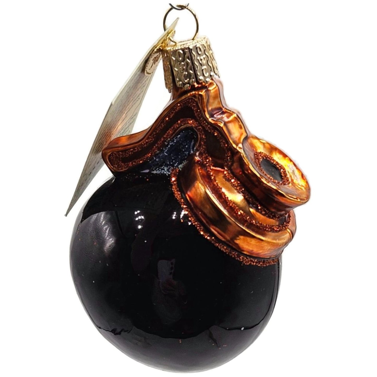 OWC Coffee Pot Ornament Black Food Drink Old World Christmas Holiday Tree Decor