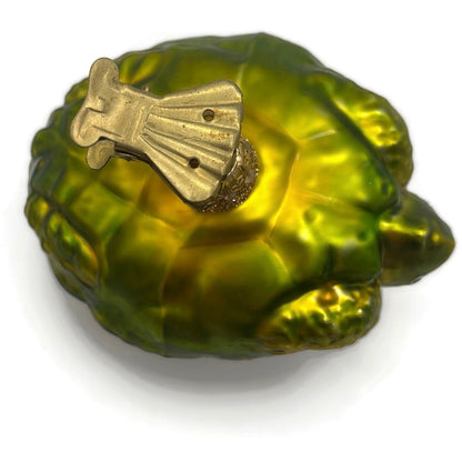 Patricia Breen Henris Turtle Art Green Animal Clip On Christmas Tree Ornament