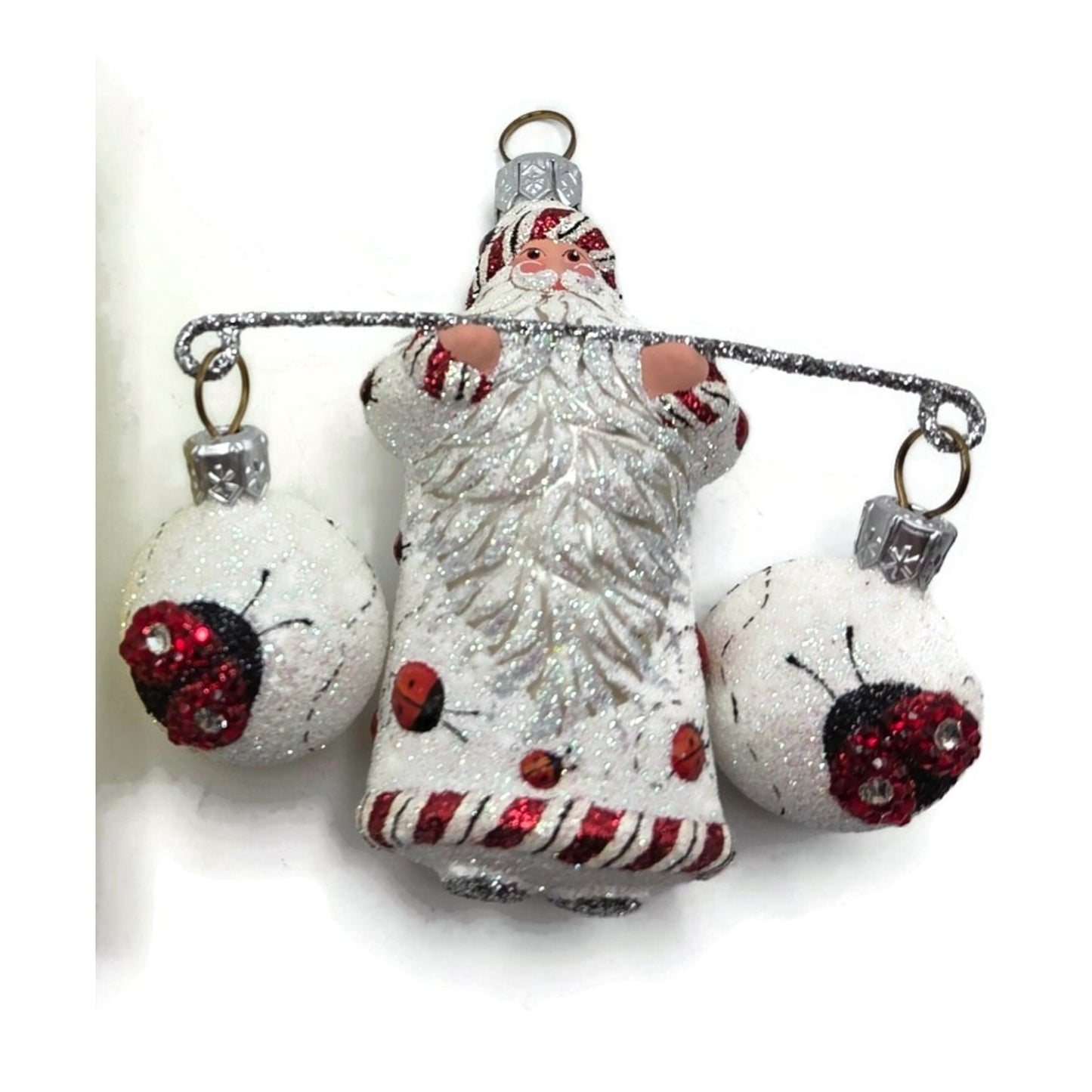 Patricia Breen Balance Ladybugs White Red Spring Christmas Tree Ornament CATZ