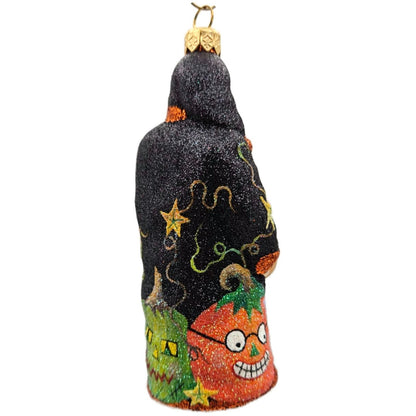 Patricia Breen Sowing Time Santa Claus Black Frankenstein Halloween Ornament HCB