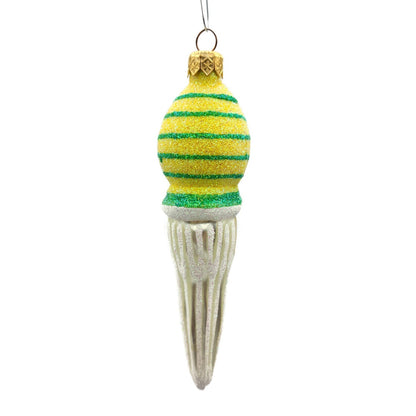 Patricia Breen Miniature Saint Petersburg Santa Striped Christmas Tree Ornament