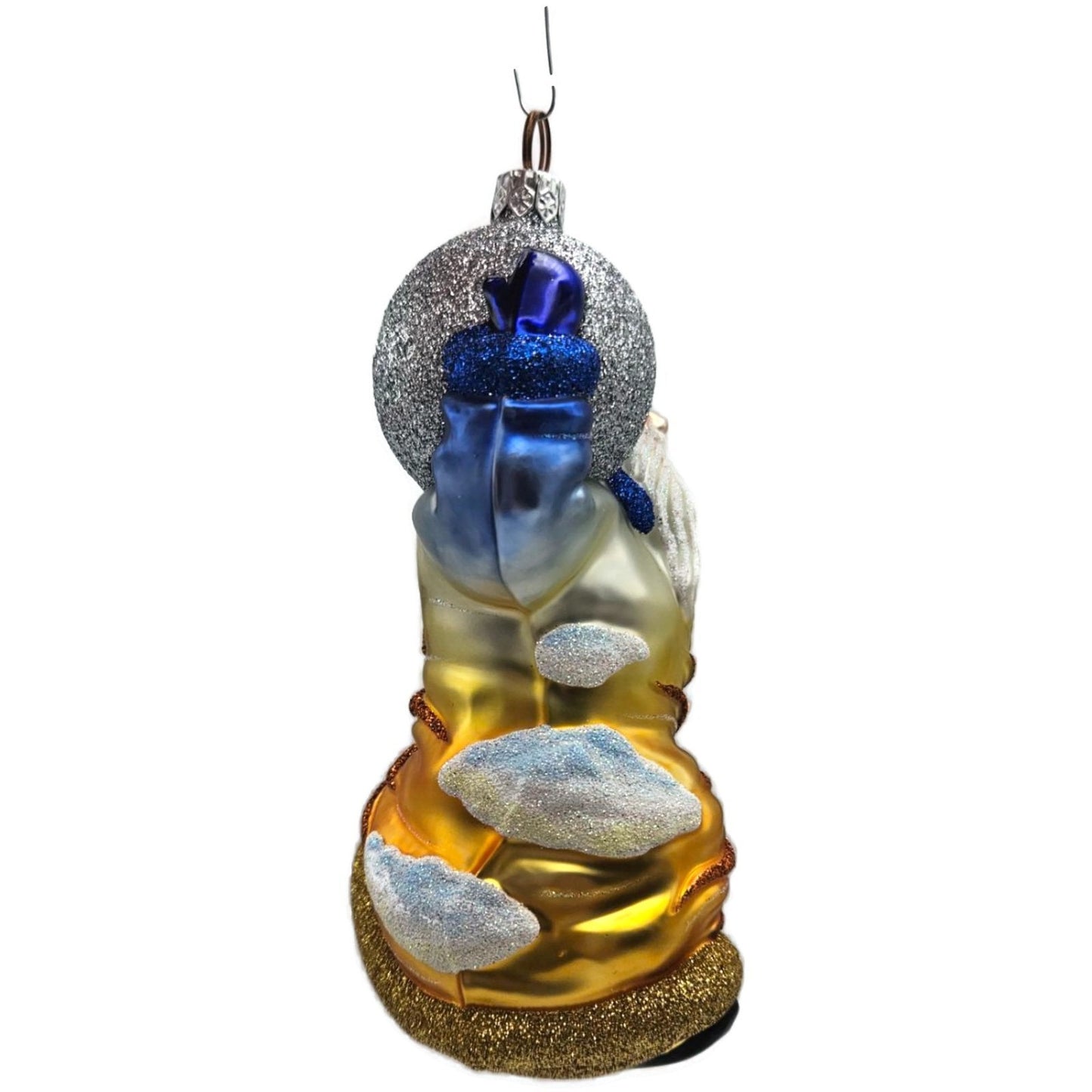 Patricia Breen Planetary Santa Claus Rainbow Sun Celestial Christmas Ornament