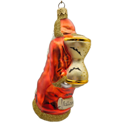 Patricia Breen Out With The Old Santa Claus Orange Pumpkin Halloween Ornament CO