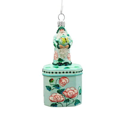 Patricia Breen Santa for Mimi Poppies Tea Party Spring Christmas Tree Ornament