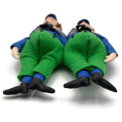 Gladys Boalt Tweedle Dee and Tweedle Dum Alice in Wonderland Handmade Ornament