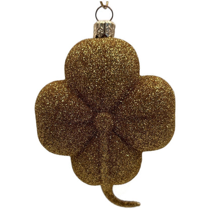Patricia Breen Eire Santa Gold Shamrock St. Patrick's Christmas Tree Ornament