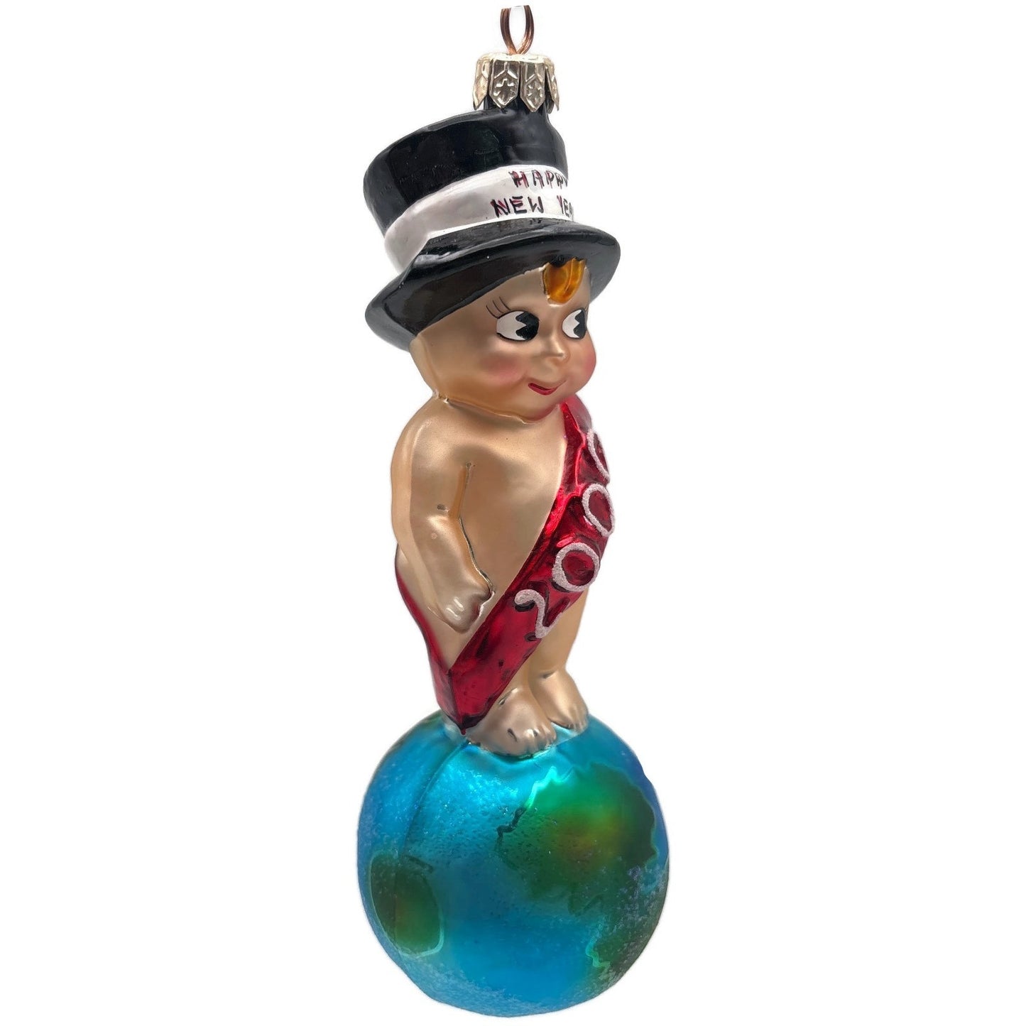 Christopher Radko Millenium Munchkin Happy New Year Christmas Ornament 99-292-0