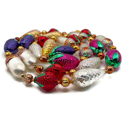 Christopher Radko Nuts and Berries Acorn Pinecone Christmas Garland 93-064-3