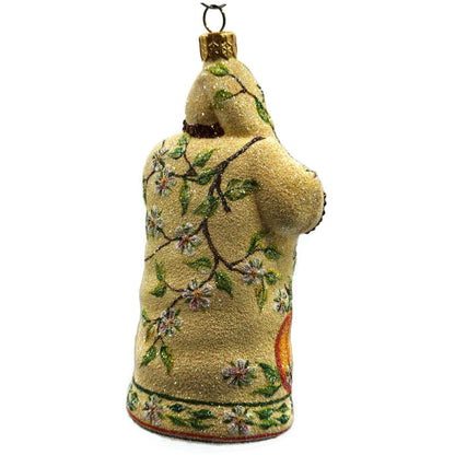 Patricia Breen Connaught Santa Peaches Spring Tea Party Christmas Tree Ornament