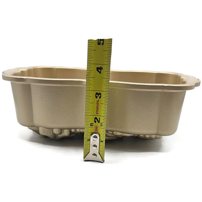 Wildflower Loaf Cake Pan 6 Cup Heavy Cast Gold Williams Sonoma Nordic Ware