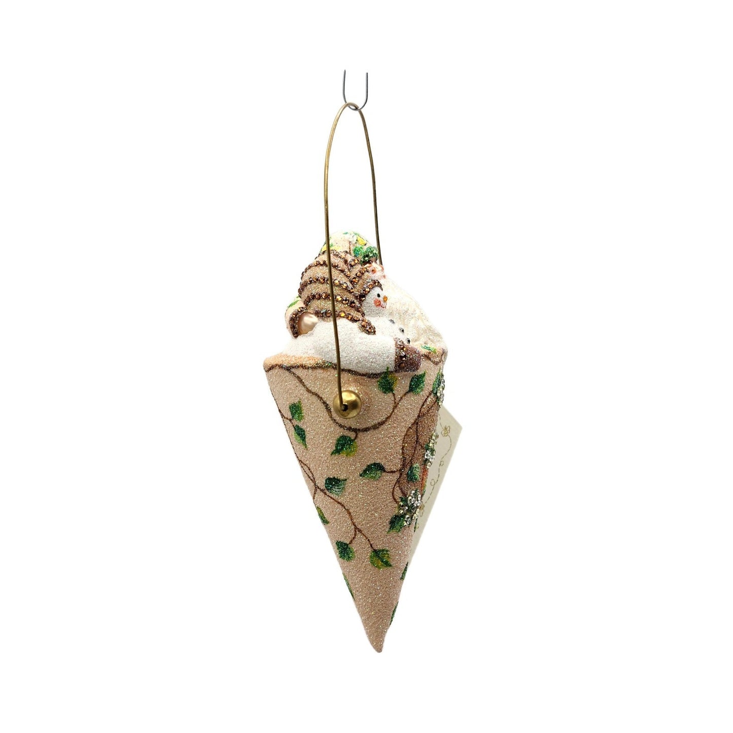 Patricia Breen Victorian Candy Cone Peaches Spring Christmas Tree Ornament