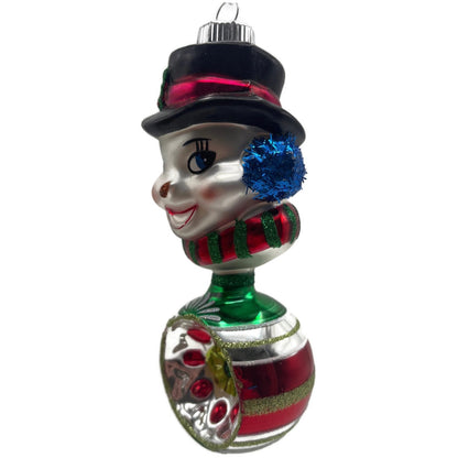 Christopher Radko Shiny Brite Holiday Splendor Santa Deer Christmas Ornament Set