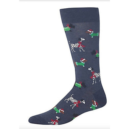 Hot Sox Christmas Socks Dalmatian Scotty Dachshund Dog Pet Stocking Stuffers