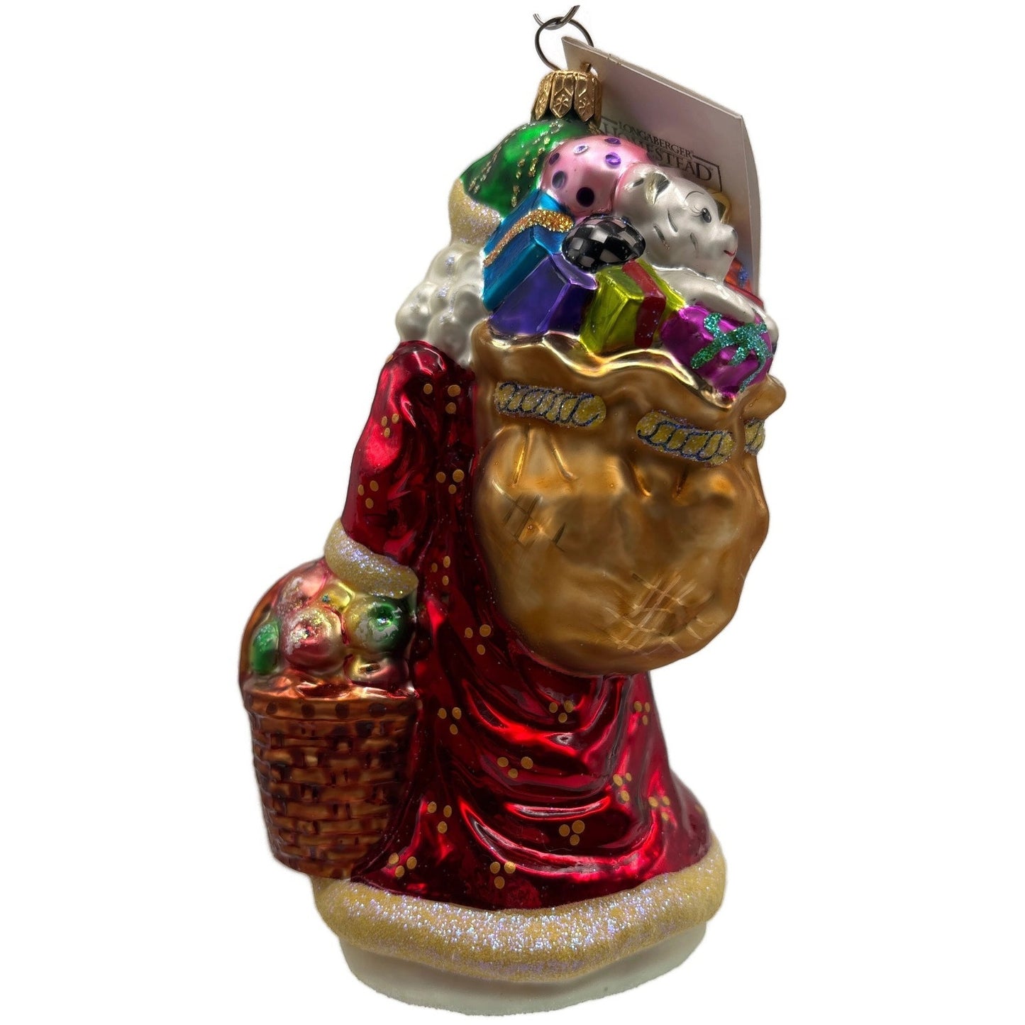 Christopher Radko Father Christmas Longaberger Santa Claus Ornament 99-LON-01