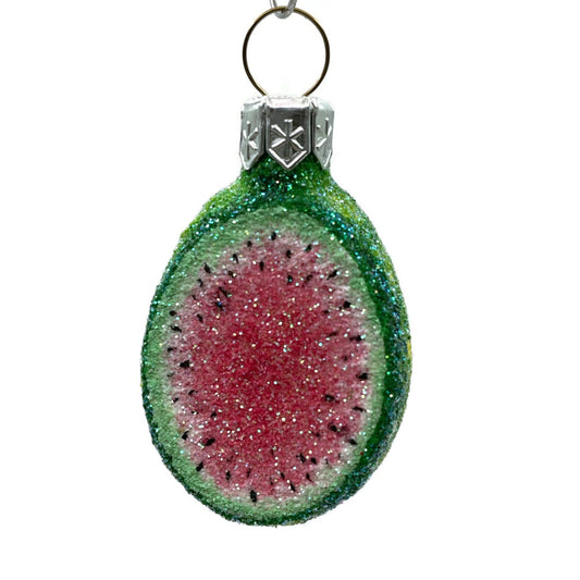 Patricia Breen Miniature Egg Watermelon Green Fruit Easter Holiday Ornament 2531